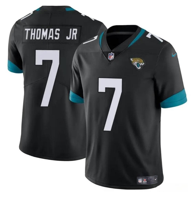Youth Jacksonville Jaguars #7 Brian Thomas Jr Black 2024 Draft Vapor Untouchable Limited Stitched Jersey